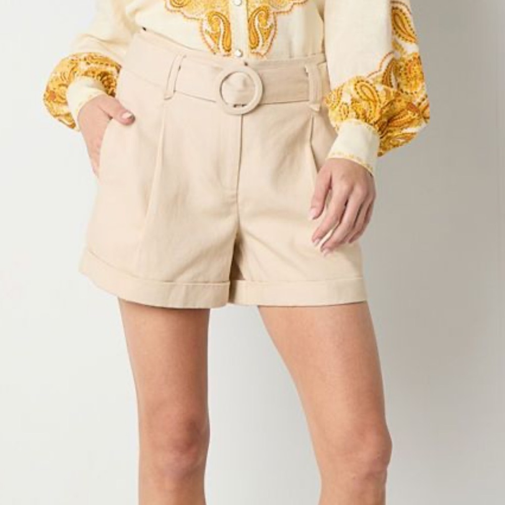 Ryegrass Womens Pleated Short Size 8